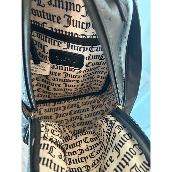 Juicy couture, black mini backpack - Picture 5 of 9